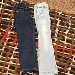 Dark and Light Wash Denim Jeans